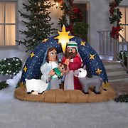 Gemmy 5' Airblown Inflatable Starry Nativity Scene