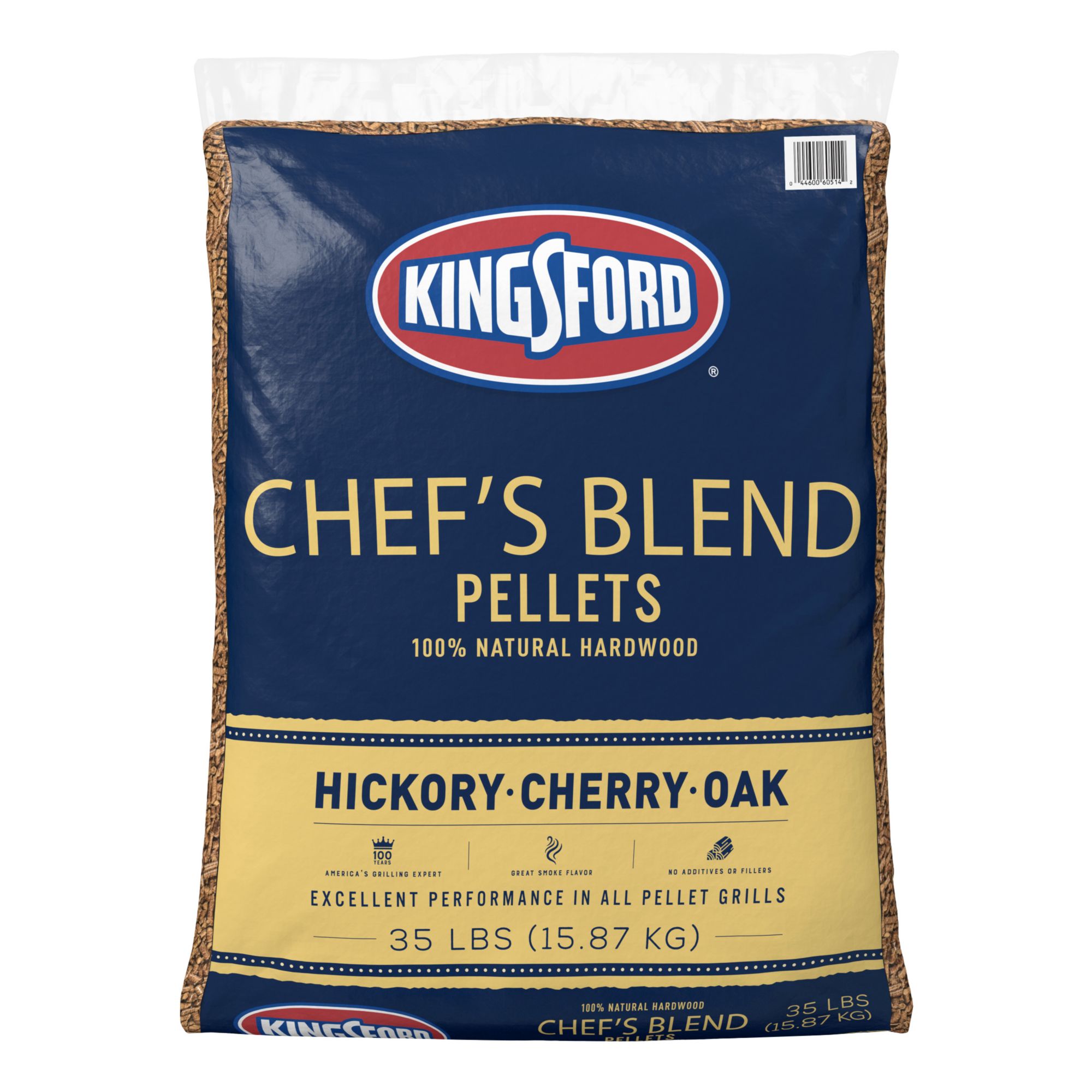 Kingsford 100% Natural Hardwood Blend Pellets - Chef's Blend, 35 lbs.