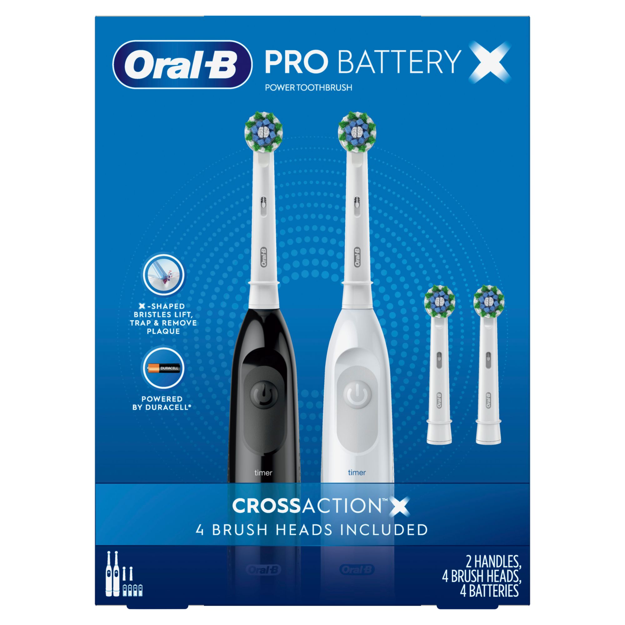 Oral-B Pro Advantage Battery Powered Toothbrush, 2 pk.