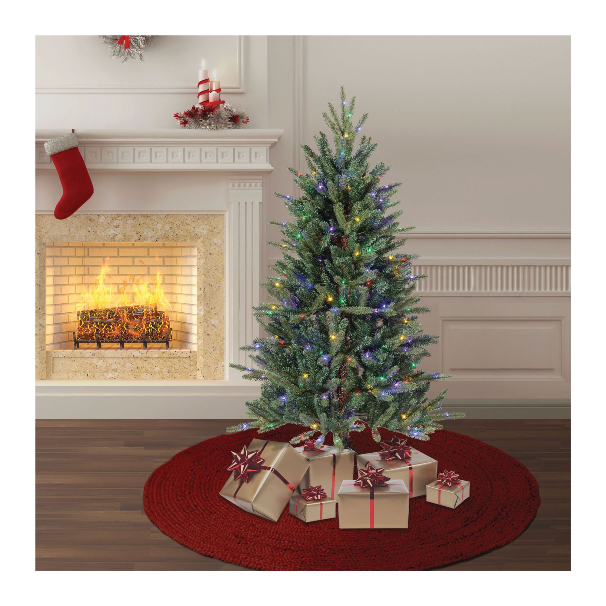 Northlight 11.25 Red And Green Christmas Tree Cut-out With