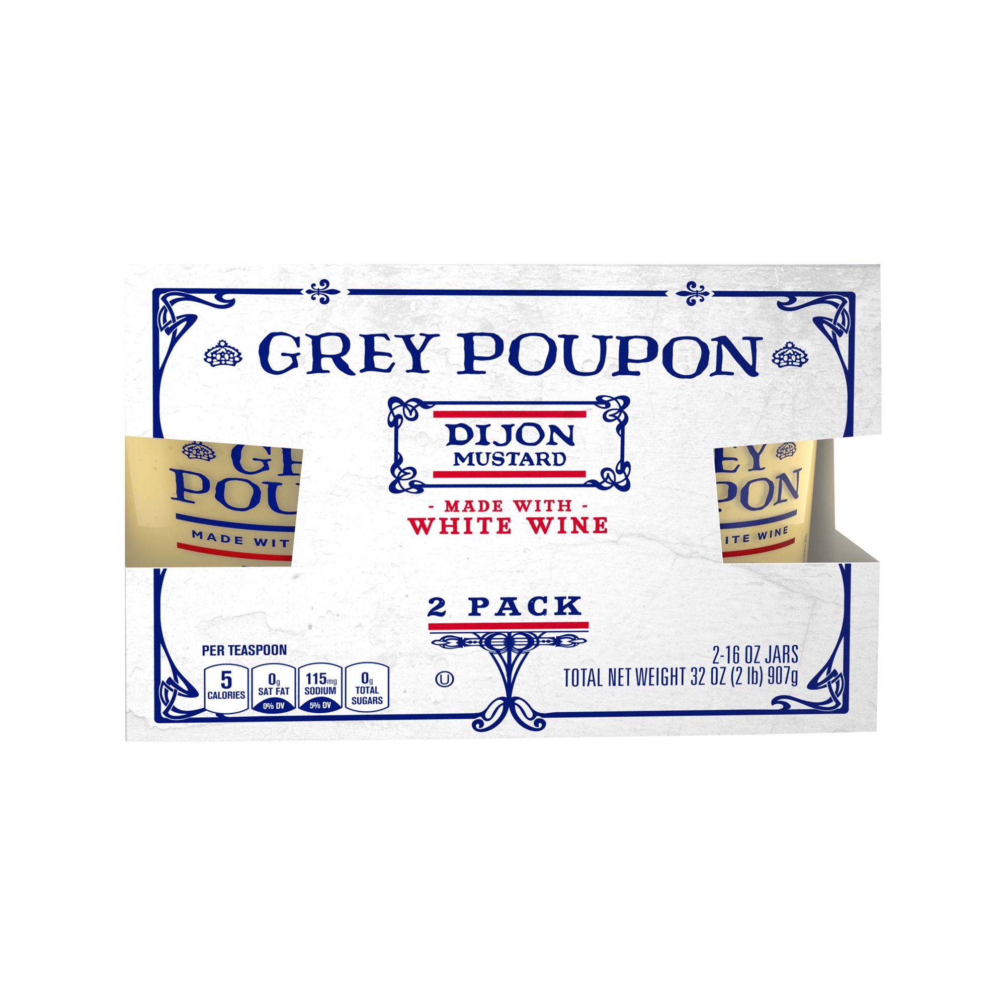 Grey Poupon Dijon Mustard, 2 ct./16 oz.