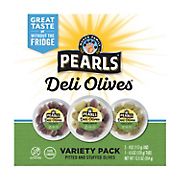 Pearls Deli Olives Variety, 3 pk./4-4.5 oz.