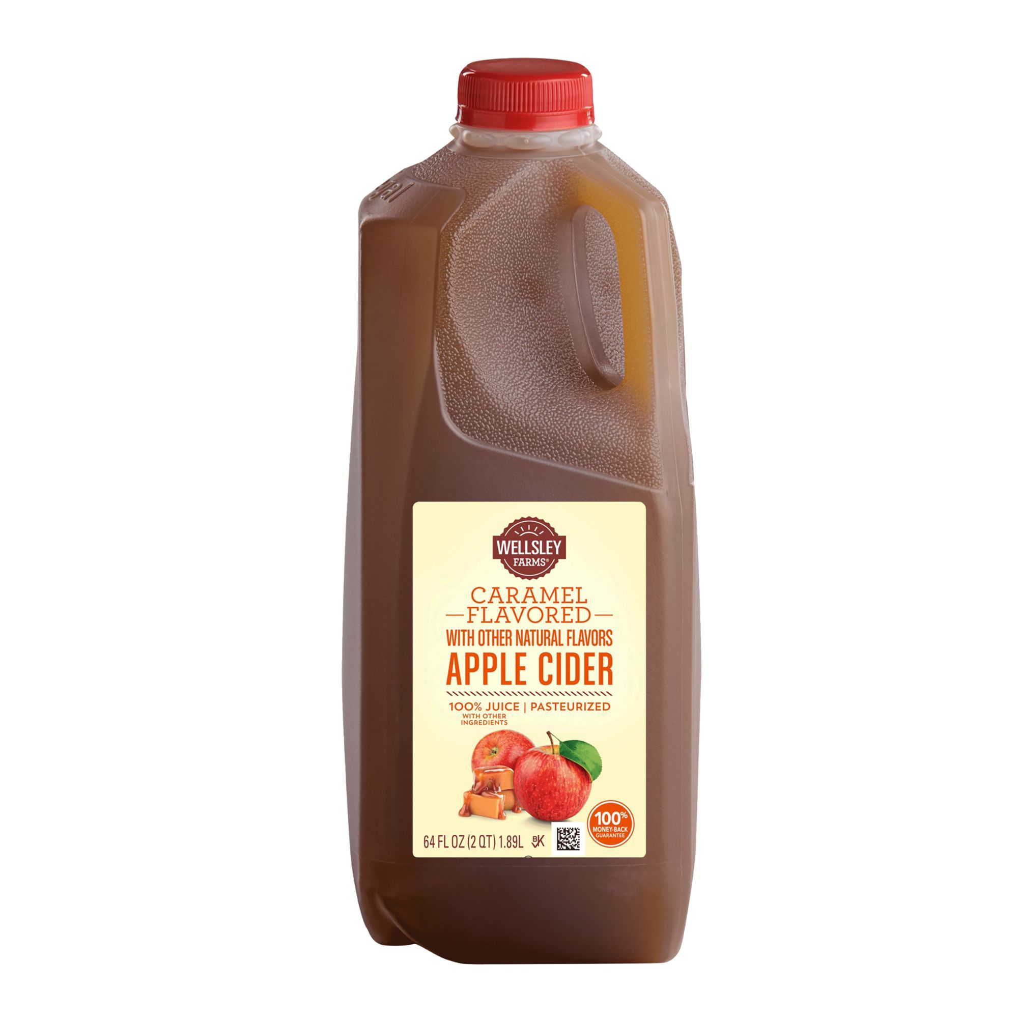 Wellsley Farms Caramel Flavored Apple Cider, 64 oz.