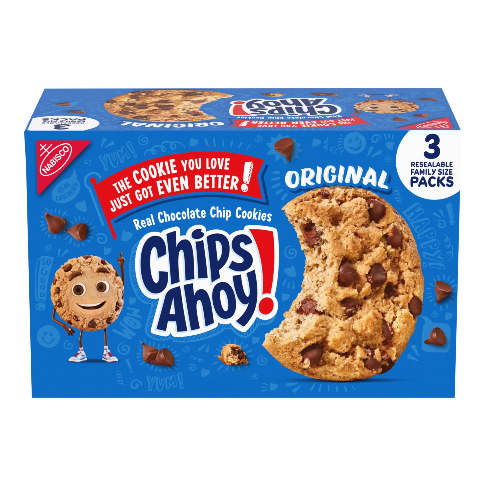 Chips Ahoy Chocolate Chip Cookies, 1 lb. 2.2 oz.