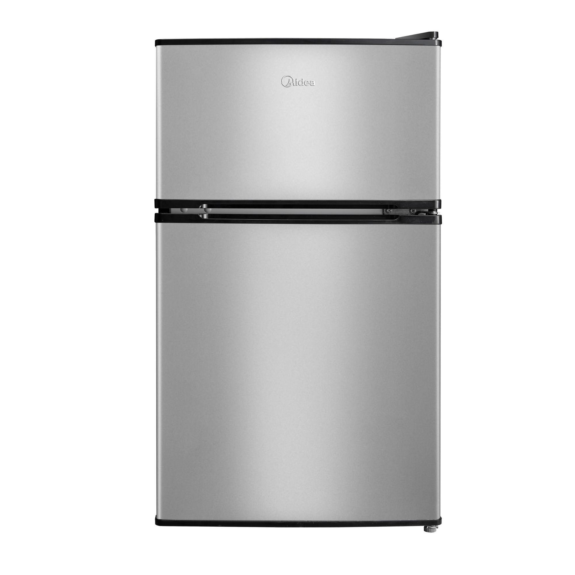 Haier 3.2 Cu Ft Two Door Refrigerator with Freezer HC32TW10SB, Black 