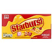 Starburst Original Full Size Fruity Chewy Candy, 36 ct./2.07 oz.