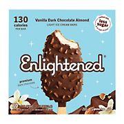 Enlightened Vanilla Dark Chocolate Almond Bars, 10 ct.