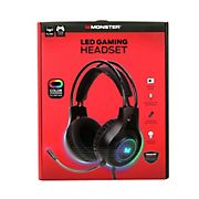 Monster 2MNGH1162B0BL Wired PC Gaming Headset with LED
