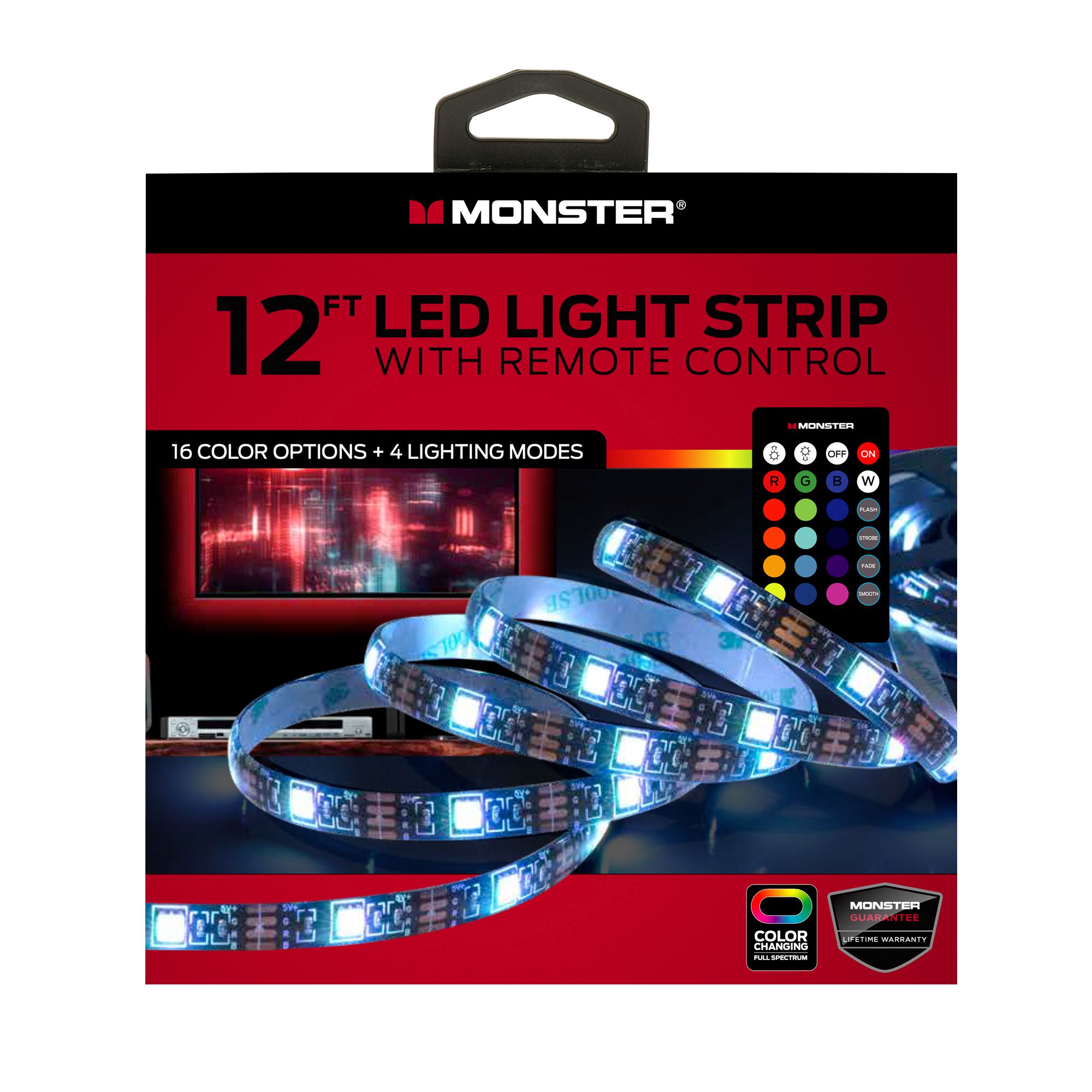 Monster LED RGB 12' Light Strips