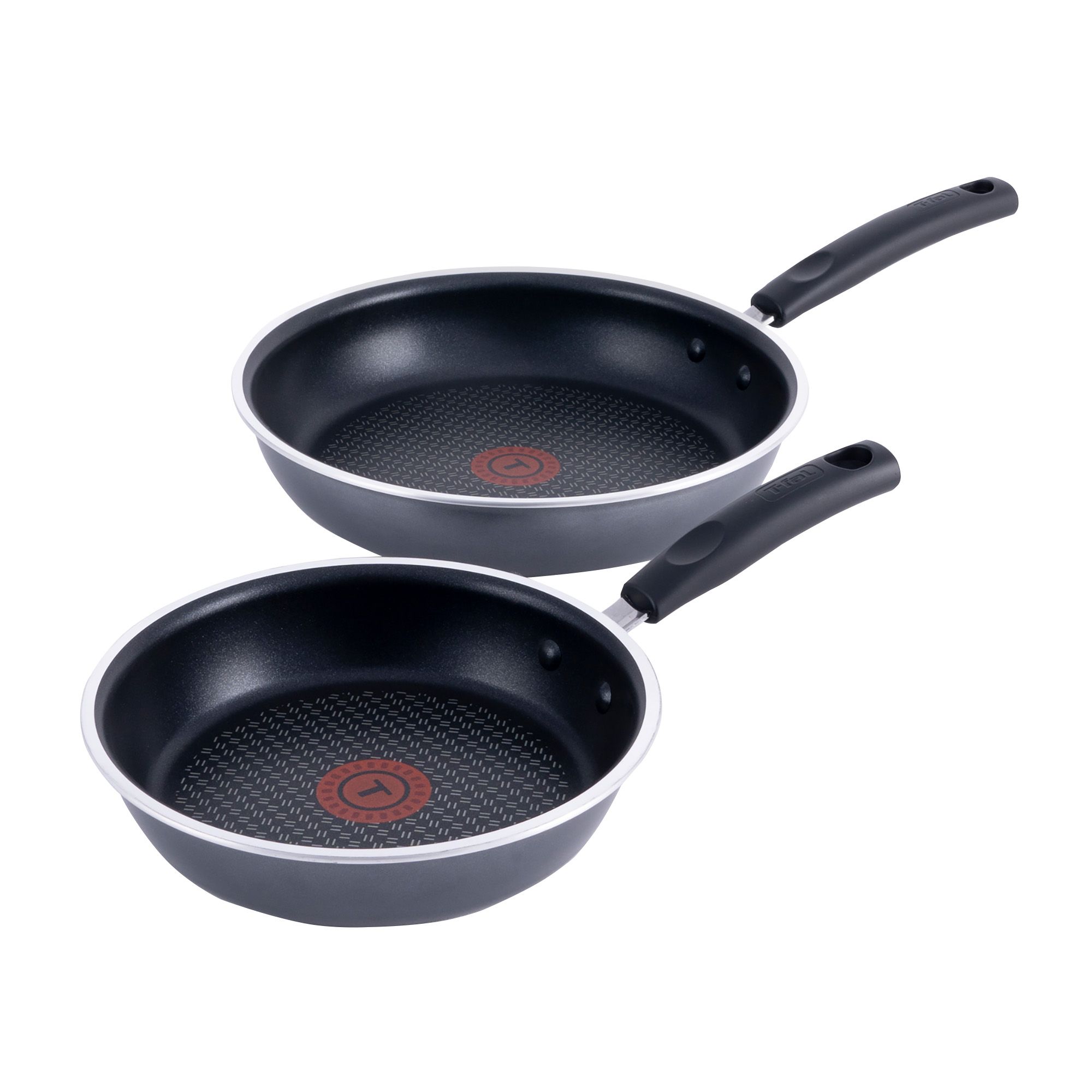 T-Fal 2-Pc. Non-Stick Fry Pans - Grey