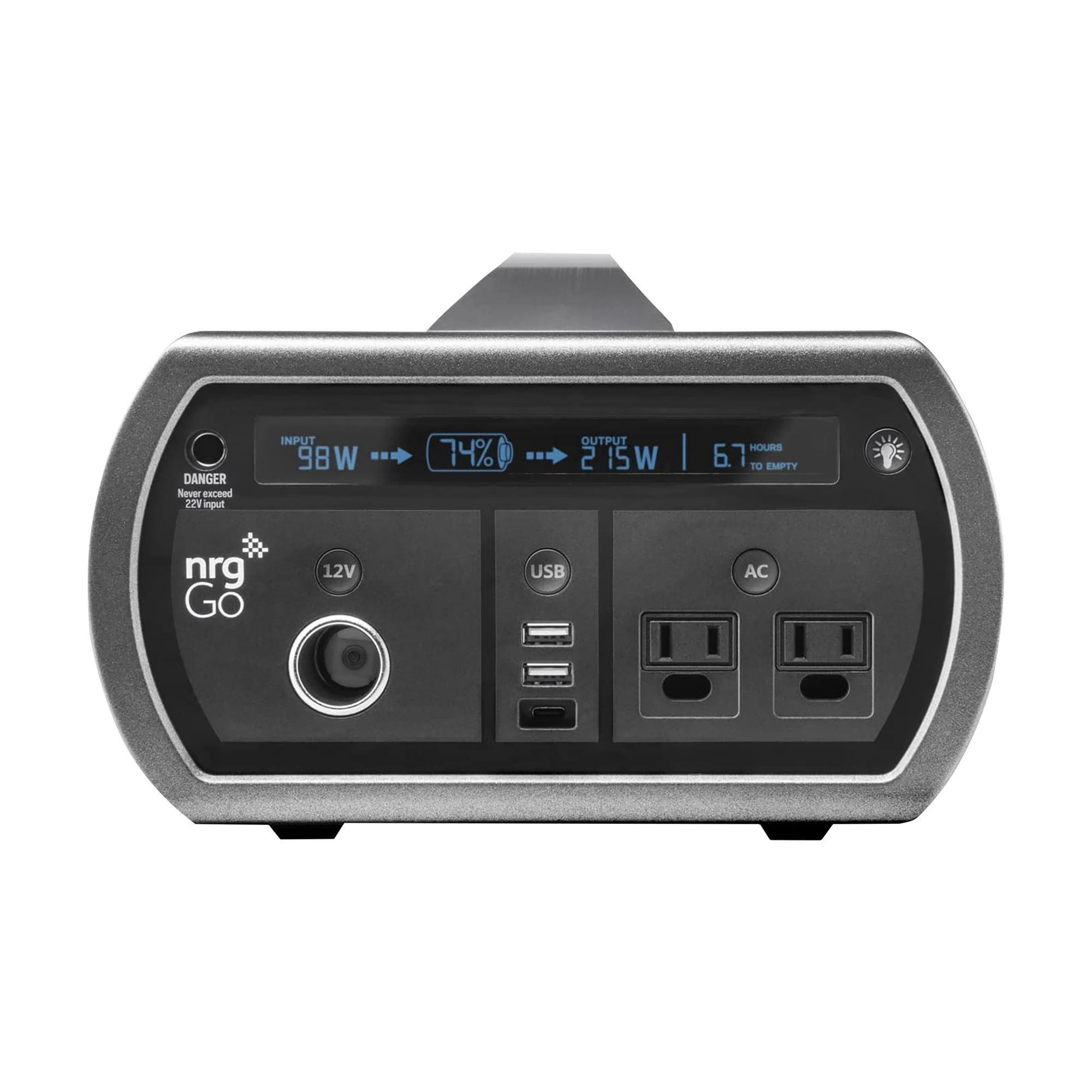 nrgGo 500 Battery Powered Portable Power Station