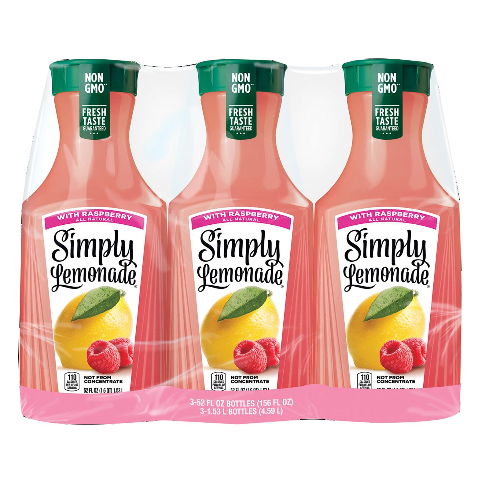 Simply Lemonade with Raspberry, 3 pk./52 oz.