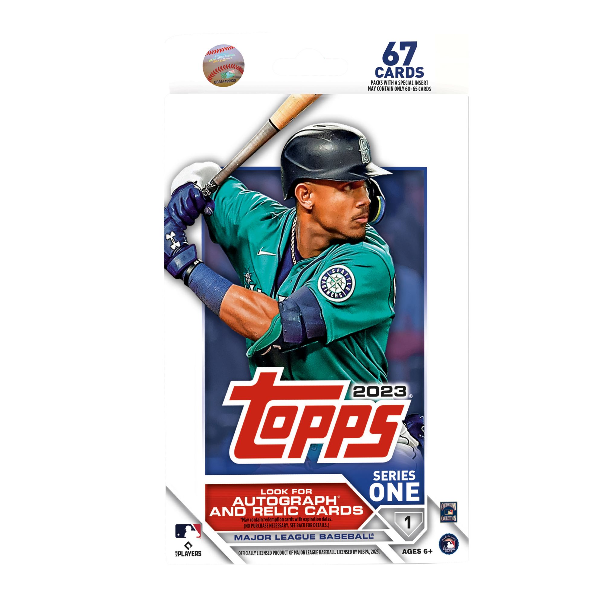 Topps 2023 Baseball Series 1 Value Box, 7 pk.