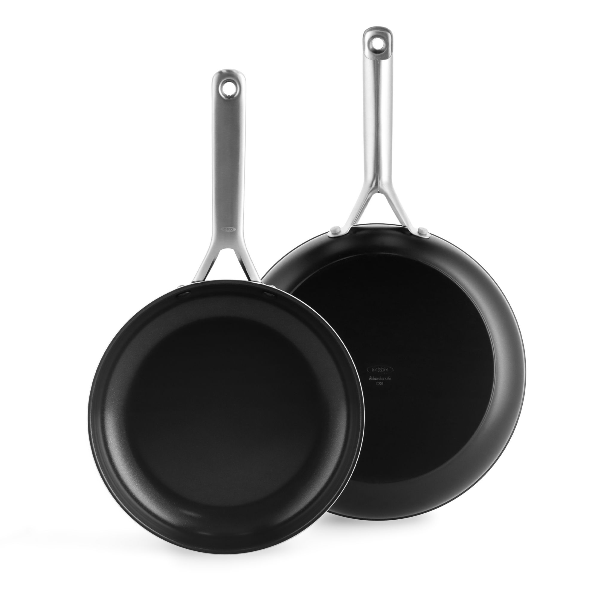 OXO Professional Ceramic Non-Stick 2pc Fry Pan Set, 8-In and 10-In - Bed  Bath & Beyond - 38001078