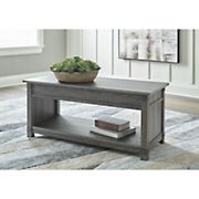 Ashley Furniture 44&quot; Rectangular Cocktail Table - Gray