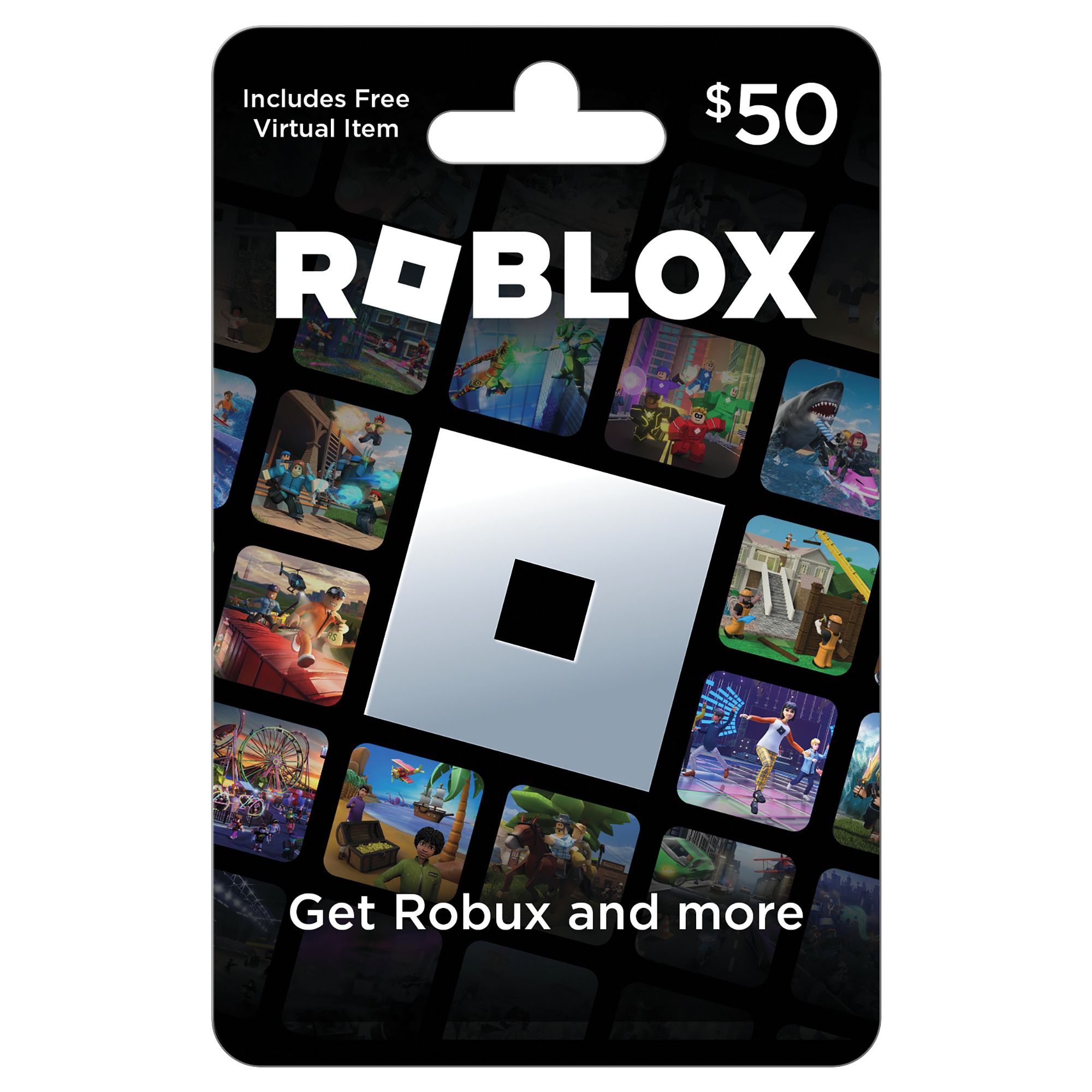Roblox Black - $50 Physical Gift Card 