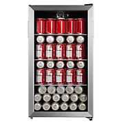 Midea 3.2 cu. ft. 115-Can Beverage Cooler - Stainless Steel look