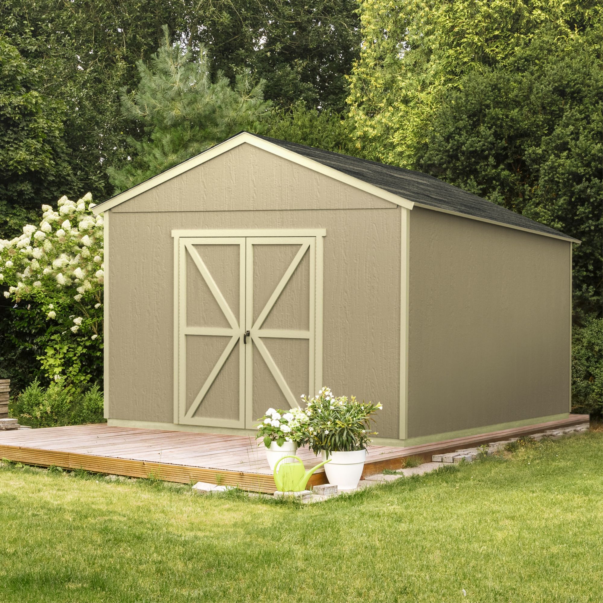 Handy Home Products Astoria 12′ x 16′ Gable Storage Shed