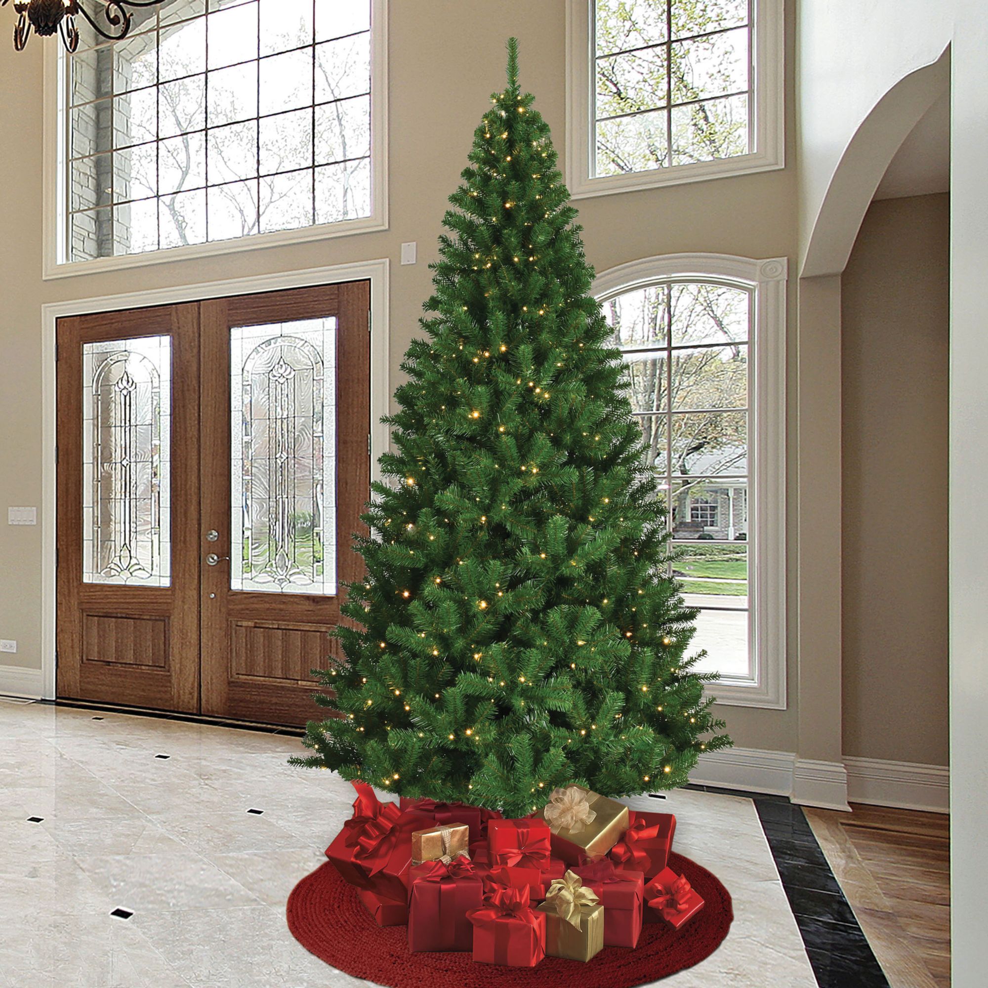 Sylvania 9' 8-Function Color Changing Prelit LED Tree