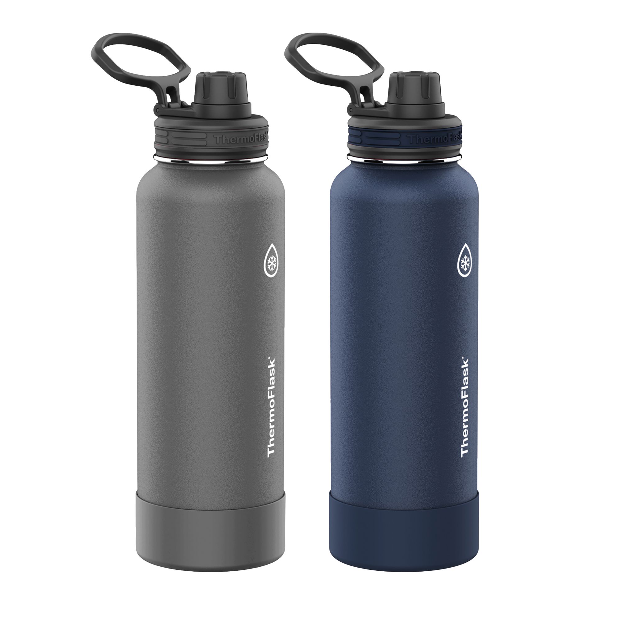 Thermoflask Double Stainless Steel Insulated Water Bottle 40 oz Cobalt