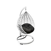 M&M Sales Swoon Pod Children's Hanging Chair with Stand - Grey Pillow