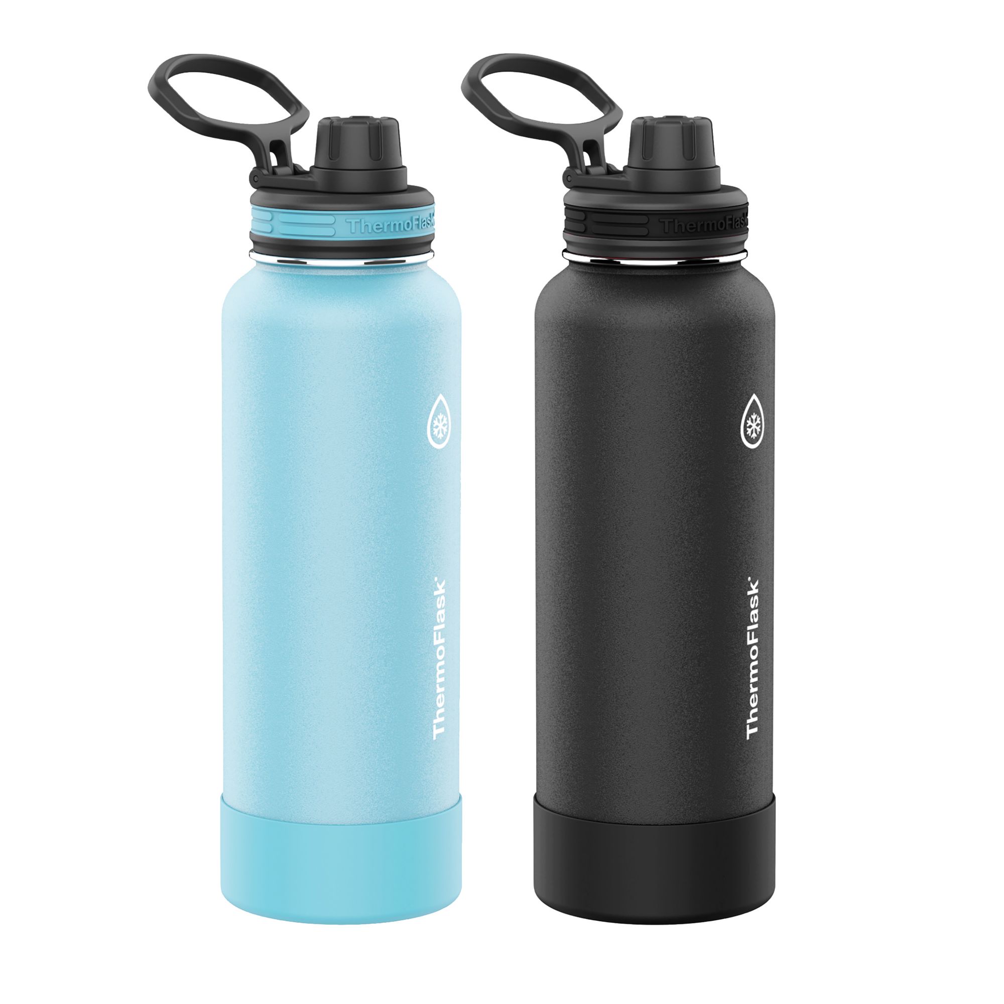 ThermoFlask 24 oz Stainless Steel Insulated Water Bottle, 2-pack