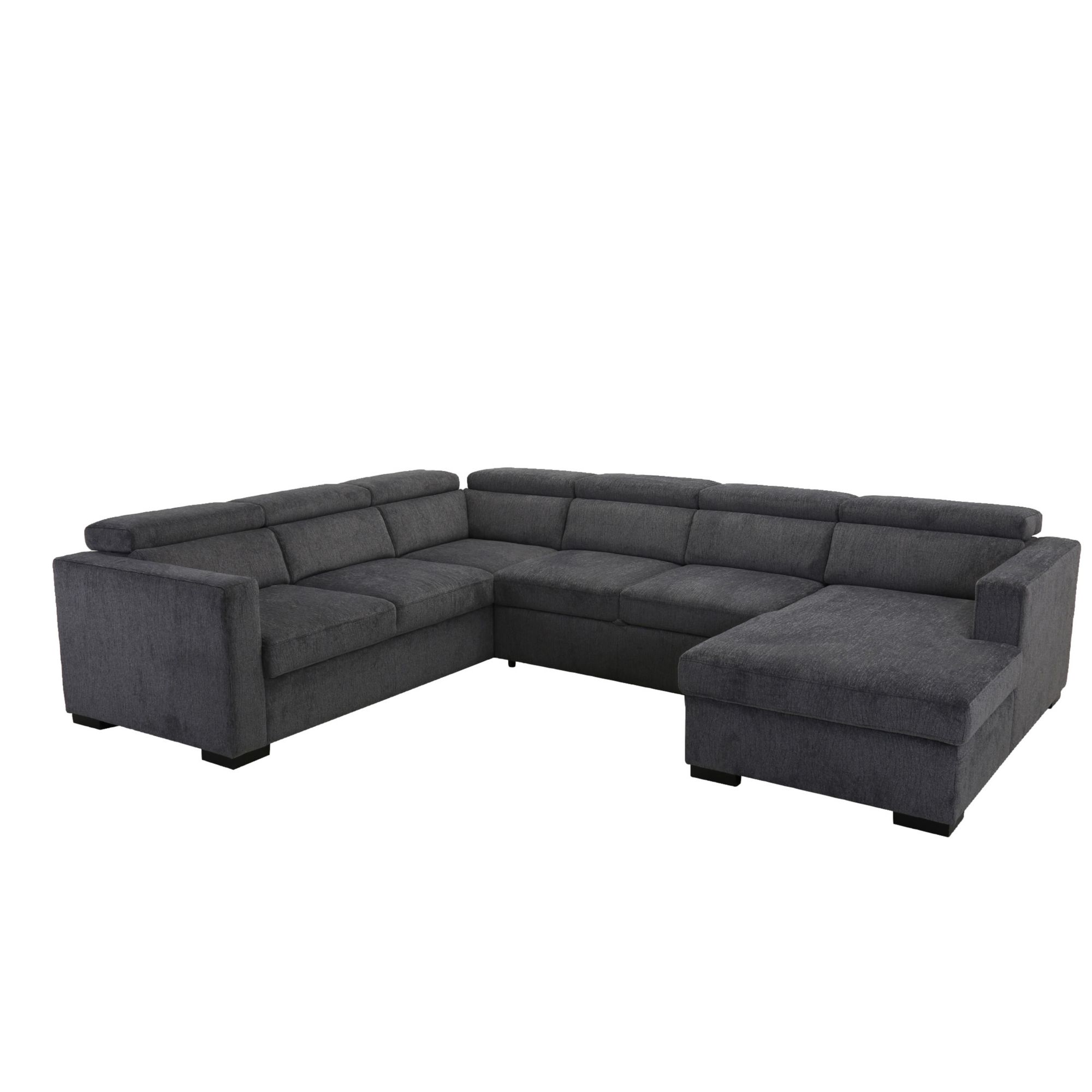 Abbyson Home Violetta 2-Pc. Fabric Sectional - Gray | BJ's 