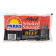 Parks Mild Beef Sausage, 3 lbs.
