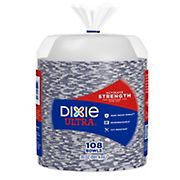 Dixie Ultra 20-Oz. Paper Bowls, 108 ct. - Flower Power/White
