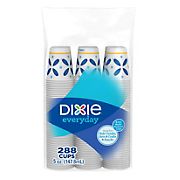 Dixie Cold 5-oz. Paper Cups, 288 ct. - Flower Power/White