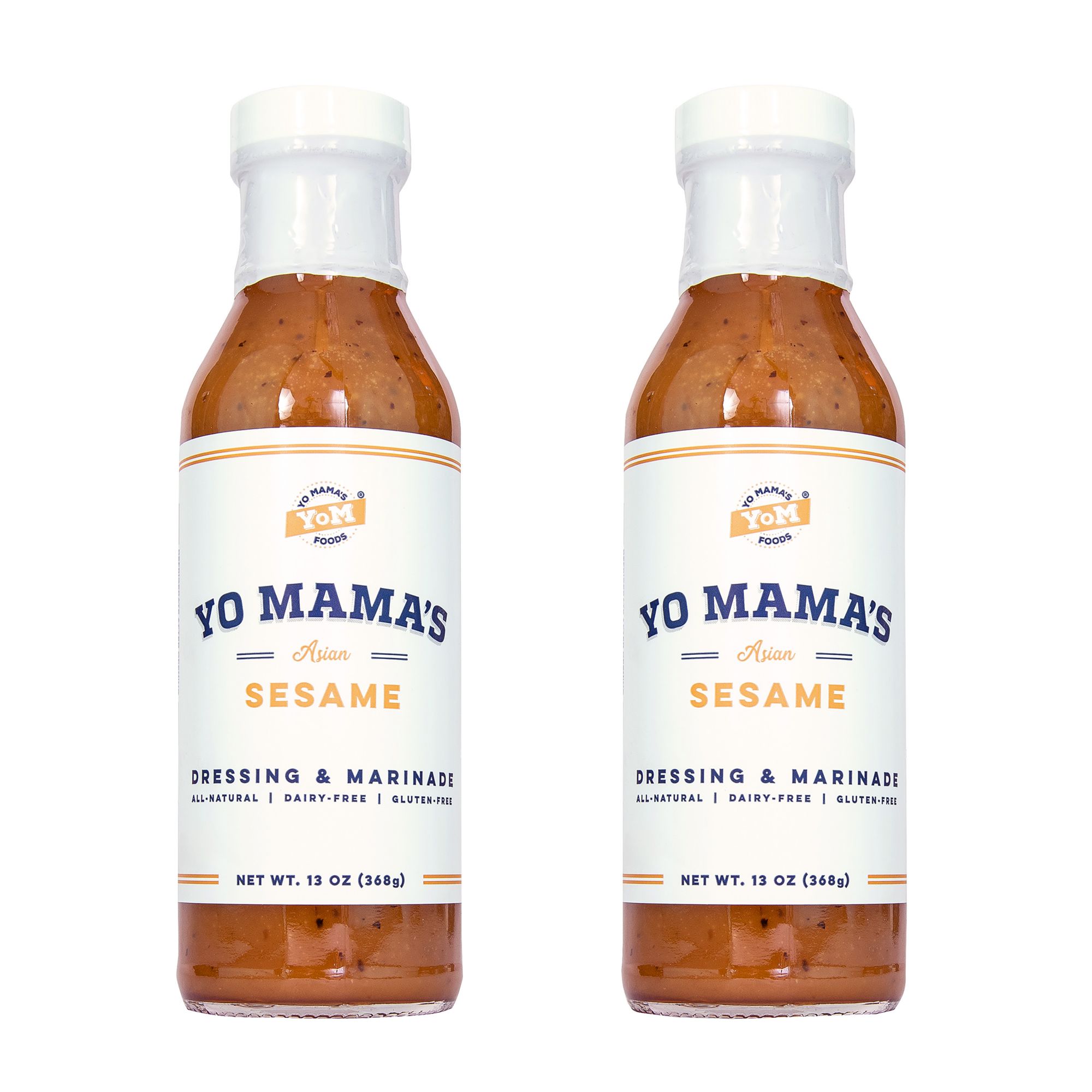 Yo Mama's Natural Asian Sesame Salad Dressing & Marinade, 2 pk./13 oz.
