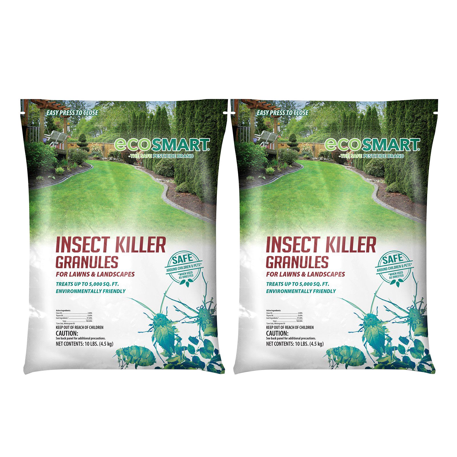 EcoSmart Plant-Based Lawn Insect Killer Granules, 10 lbs. / 2 pk.