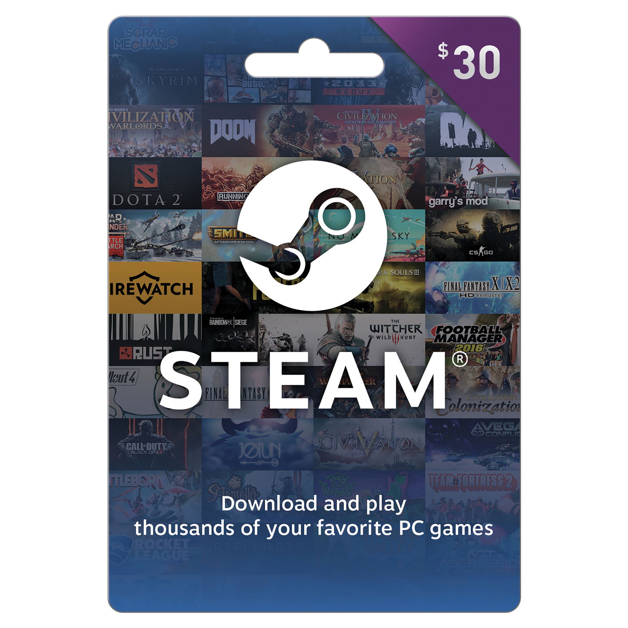 $30 Steam Gift Card