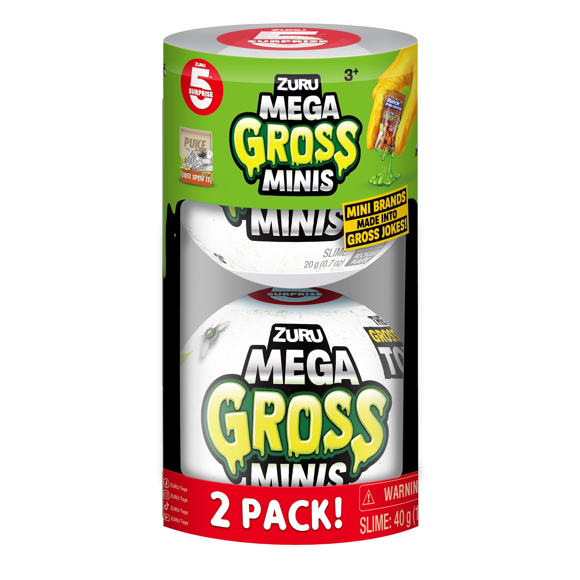 5 Surprise Mega Gross Mini Figures - 4pk : Target