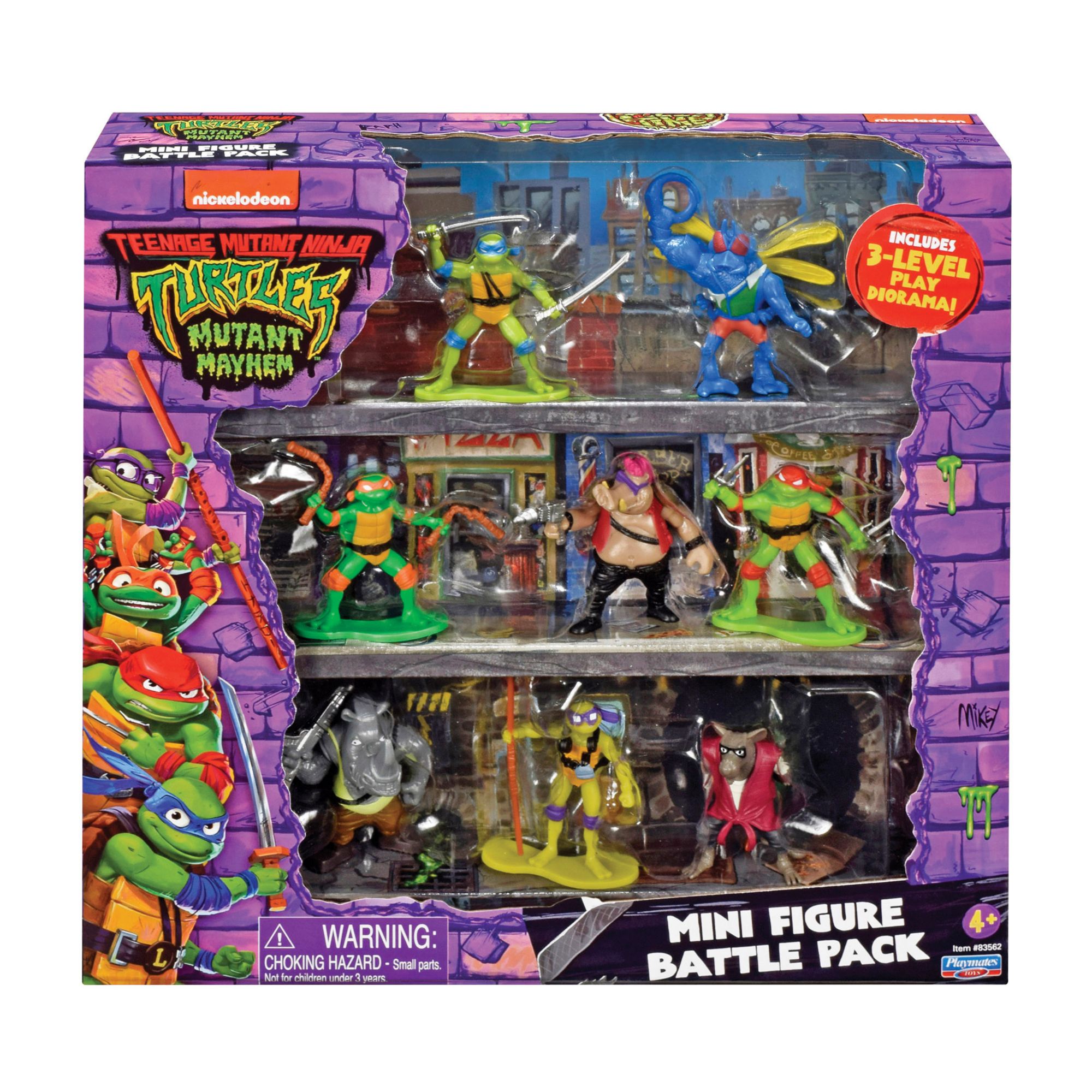  Teenage Mutant Ninja Turtles: Mutant Mayhem 4.5” Leatherhead  Basic Action Figure by Playmates Toys : Toys & Games