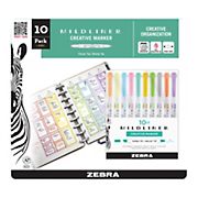 Zebra Mildliner Double-Ended Highlighters, 10 ct. - Assorted Colors