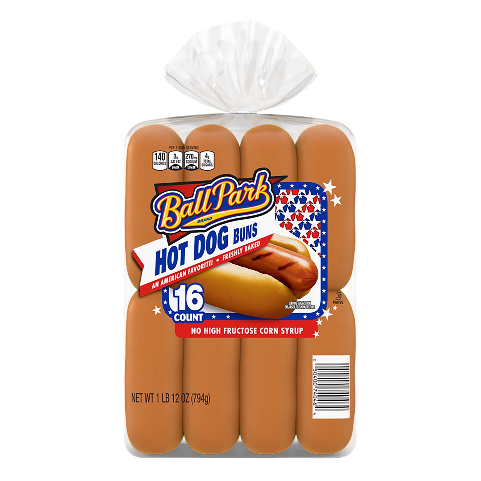 Ball Park White Hot Dog Buns, 16 ct.