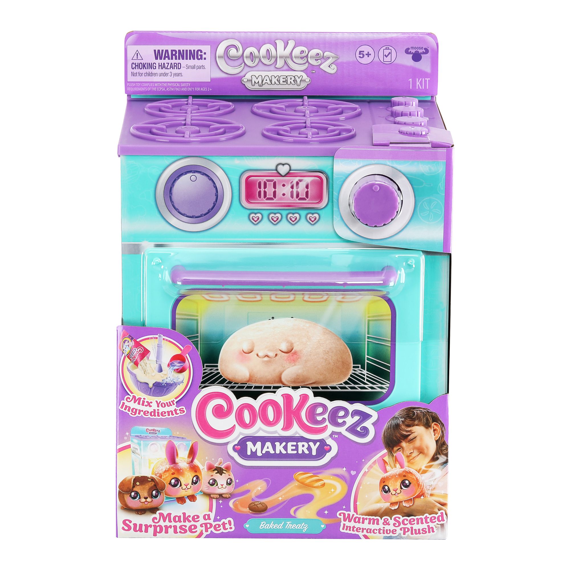 Cookeez Makery Baked Treatz Oven Mix & Make a Plush Best Friend!  Interactive Toy