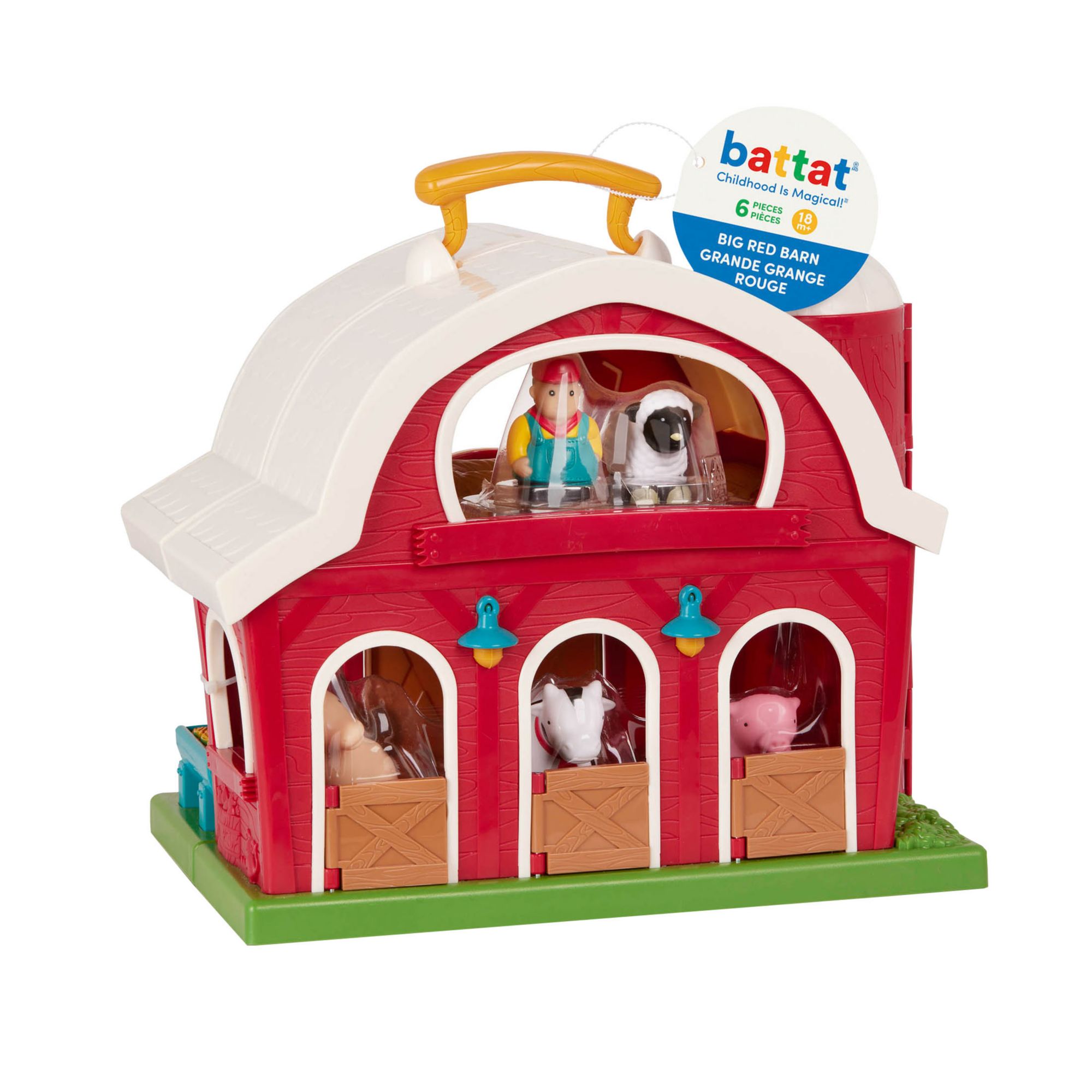 Battat Big Red Barn Farm Animal Set for Toddlers BJ s Wholesale Club