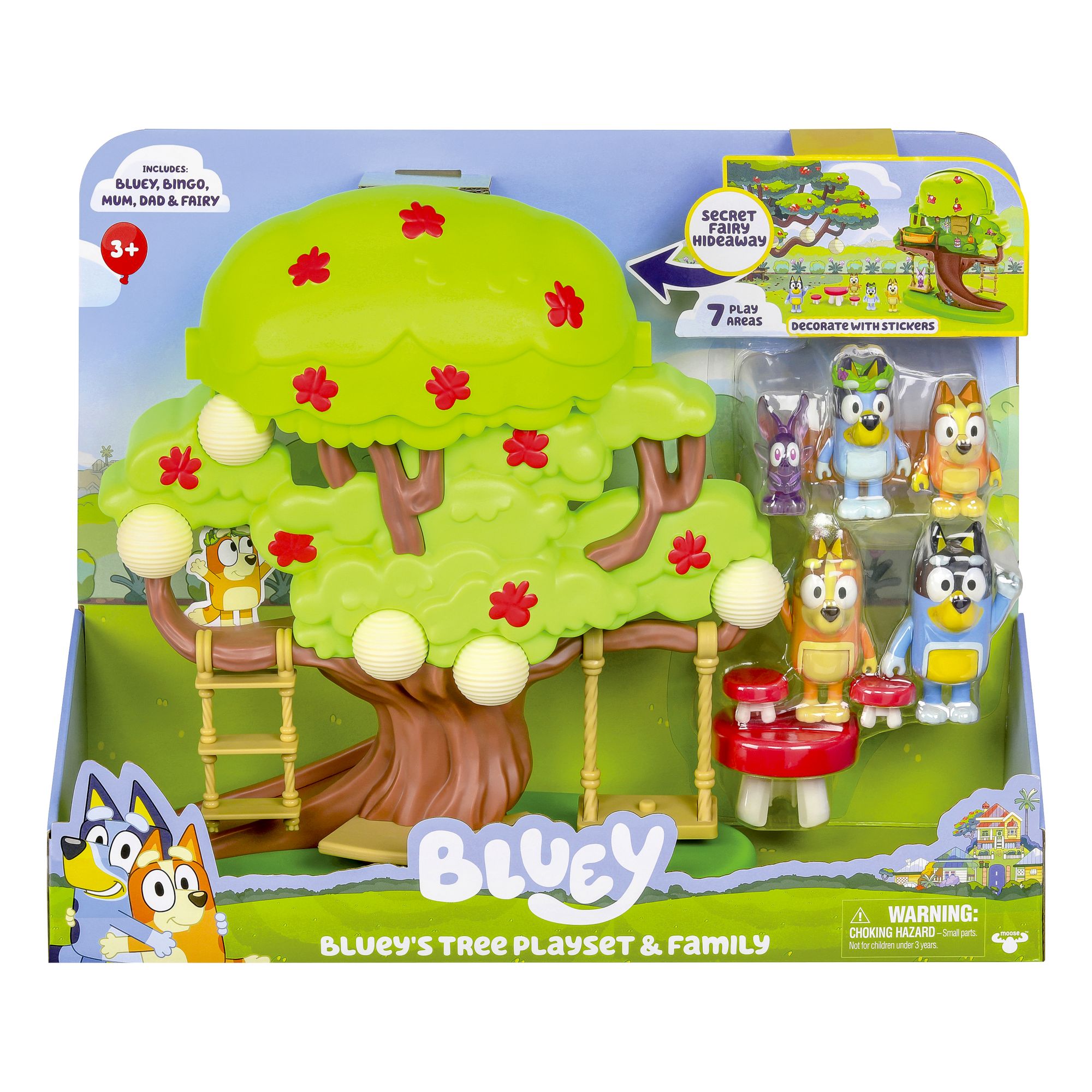 Bluey Tree Playset & Family