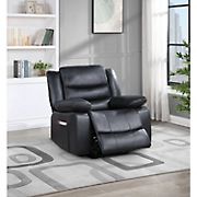 Global Furniture Lift Chair - Faux Leather, Black