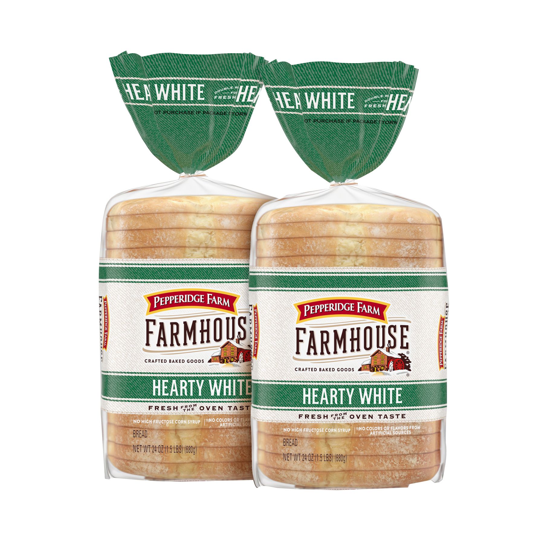 Pepperidge Farm Farmhouse Hearty White Bread, 24 Oz Loaf