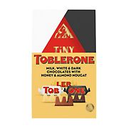 Tiny Toblerone Assorted Chocolate Bars with Honey and Almond Nougat, 62 ct.