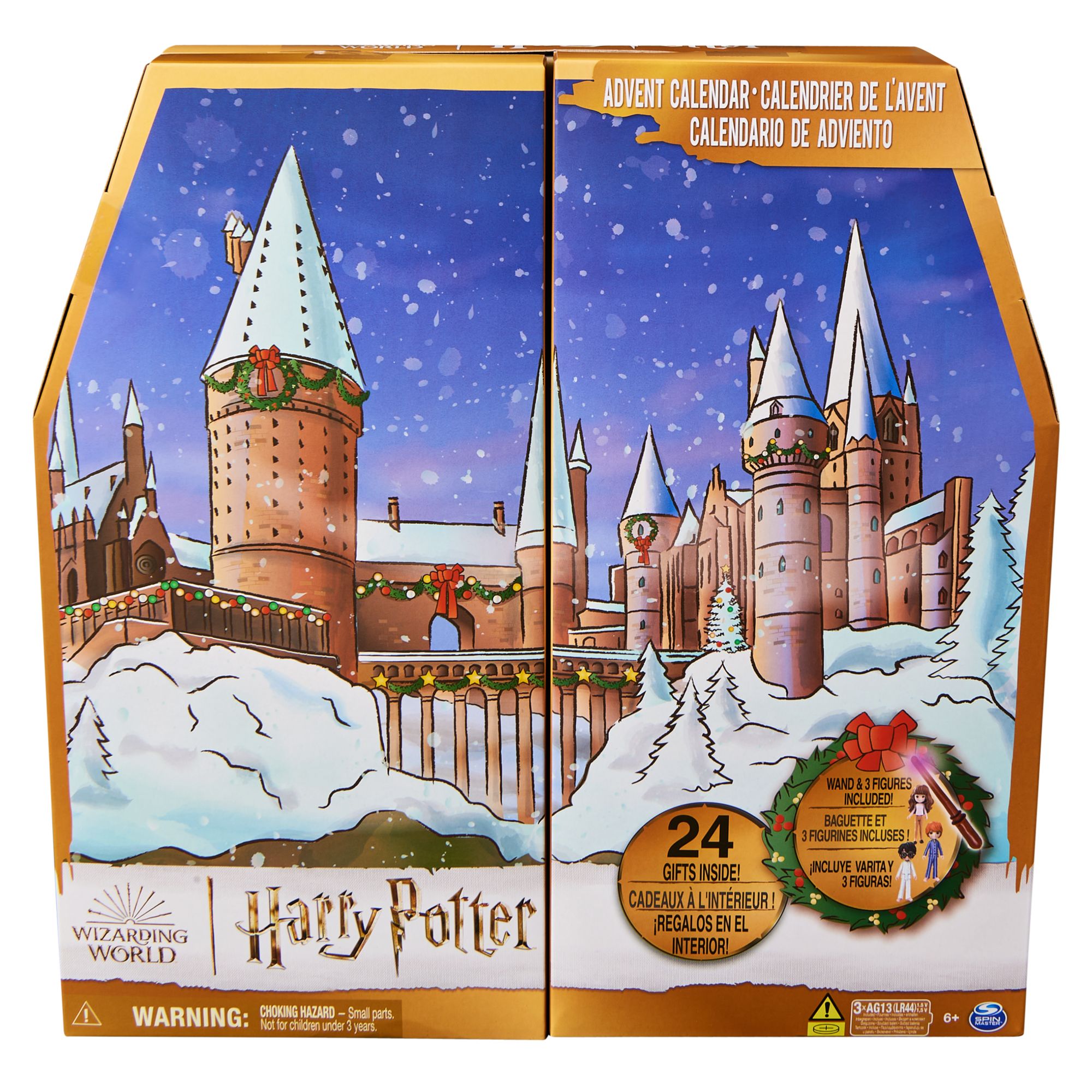Wizarding World Harry Potter Hogwarts Christmas is Magic 12 Days of Socks |  NEW