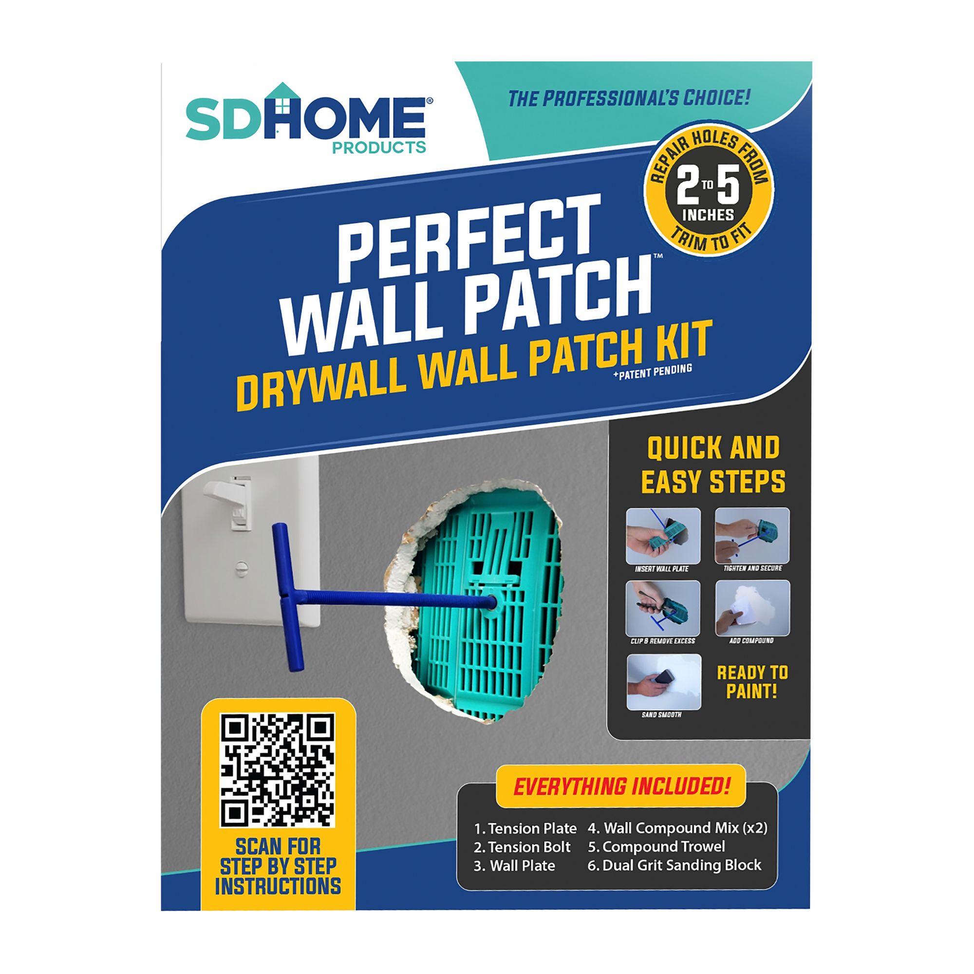 144 Wholesale Wall Repair Patch - at 