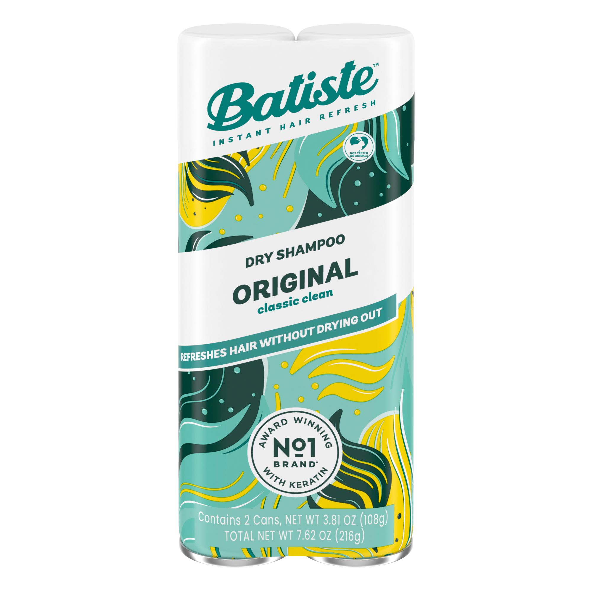 Batiste Original Dry Shampoo, 2 pk./3.81 oz.