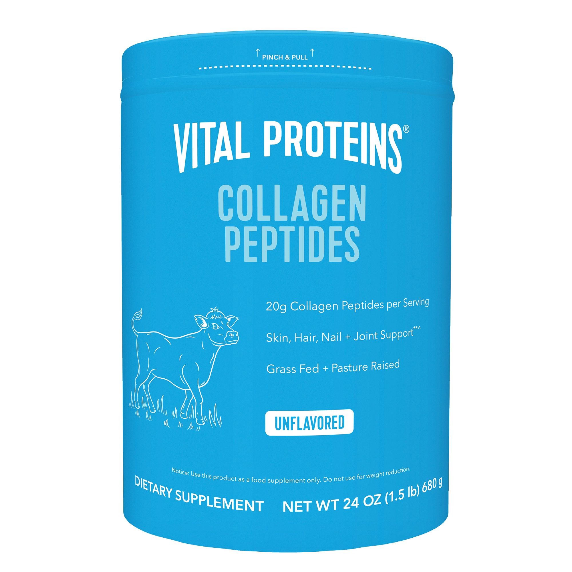 Vital Proteins Collagen Peptides Unflavored Powder, 24 oz.