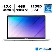 Asus Vivobook Go 15 L510MA-PS04-W Laptop, Intel Celeron N4020 Processor, 4GB Memory, 128GB Hard Drive