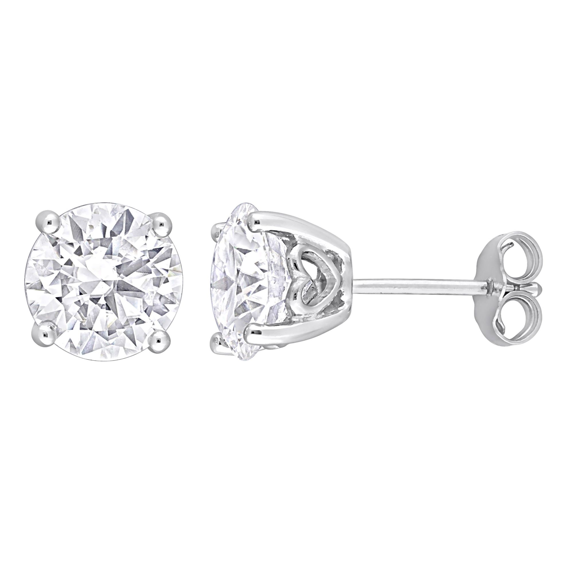 3.75 ct. t.g.w. Moissanite Stud Earrings in Sterling Silver