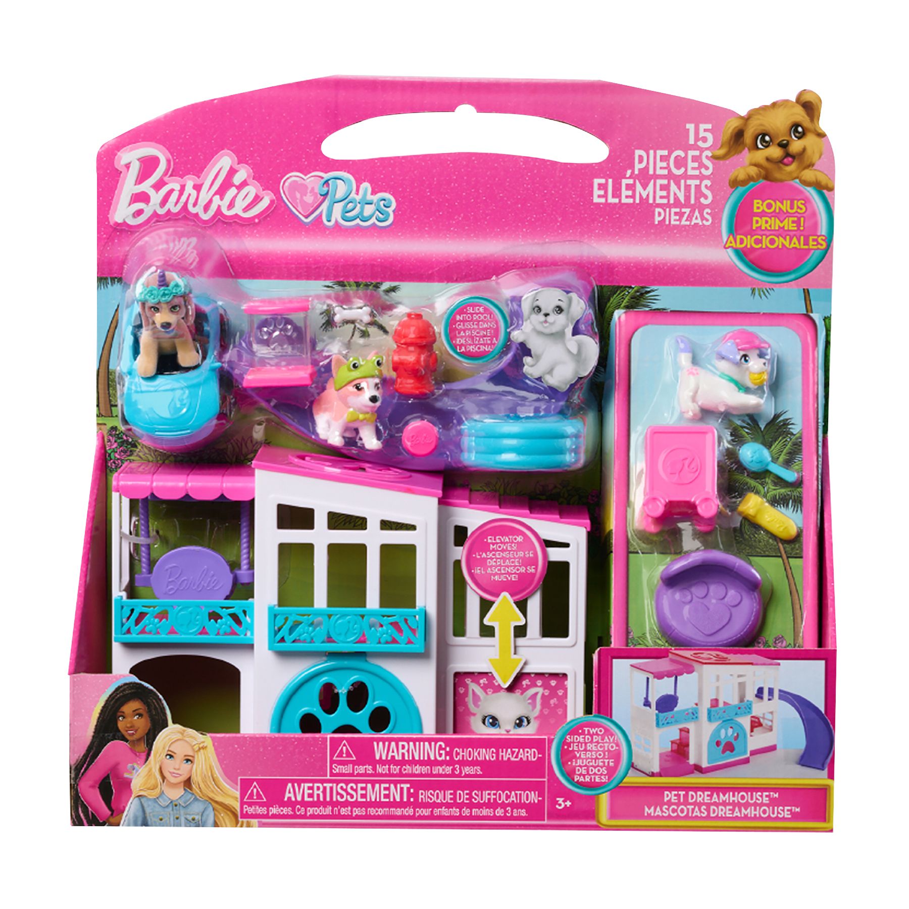 Barbie Vacation House & Doll Playset